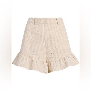 Cinq A Sept Ditsy Neema Seersucker Shorts